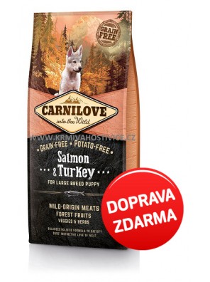 CARNILOVE Salmon & Turkey for Large Breed Puppy - 12 kg 