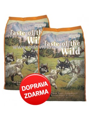 Taste of the Wild - High Praire Puppy 2 x 12,2 kg 