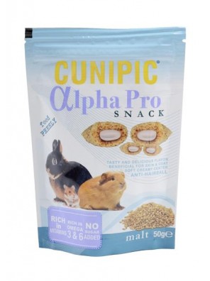 Cunipic Alpha Pro Snack Anti-Hairball Malt - slad 50 g