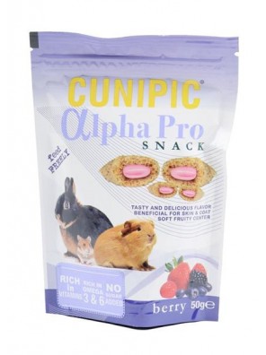 Cunipic Alpha Pro Snack Berry - lesní plody 50 g