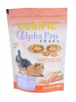 Cunipic Alpha Pro Snack Carrot - mrkev 50 g