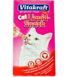 Vitakraft snack cat Liguid  hovězí + inulin 6 x 15 g