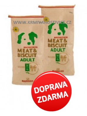 MAGNUSSONS Meat&Biscuit ADULT 2 x 14 kg 