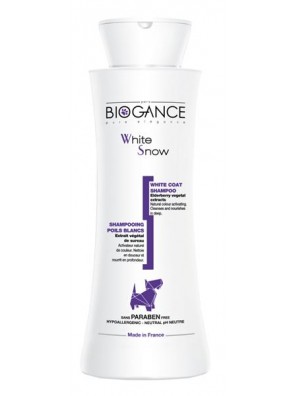 Biogance šampon White snow -pro bílou/světlou srst 250 ml