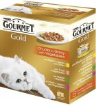 Gourmet Gold cat konz.-k.masa Exotic Multipack 7 + 1 ks zdarma x 85 g