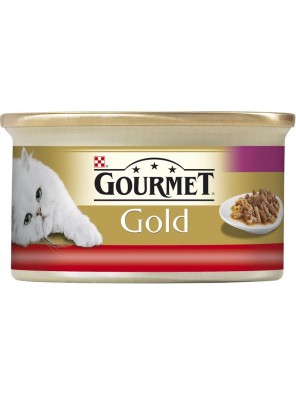 Gourmet Gold cat konz.-duš.a gril.k. hov. a kuře 85 g