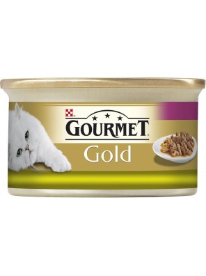 Gourmet Gold cat konz.-duš.a gril.k.králík a játra 85 g