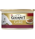 Gourmet Gold cat konz.-k.masa kuře a játra 85 g