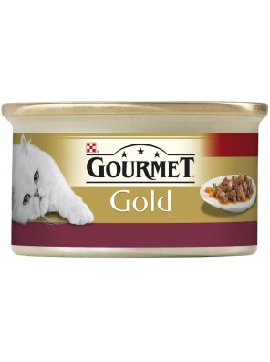 Gourmet Gold cat konz.-k.masa kuře a játra 85 g