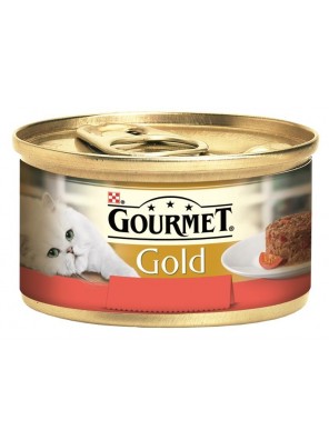 Gourmet Gold cat konz.-Savoury Cake hovězí,rajče 85 g