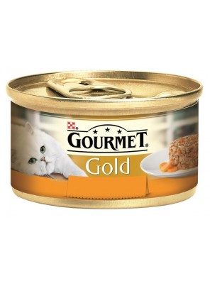 Gourmet Gold cat konz.-Savoury Cake kuře,mrkev 85 g