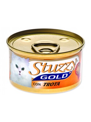 Konzerva STUZZY Cat Gold pstruh - 85 g