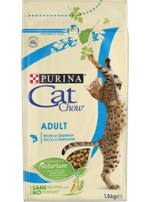 Purina Cat Chow Adult - losos 1,5 kg