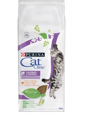 Purina Cat Chow Hairball Control - kuře 15 kg