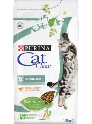 Purina Cat Chow Sterilized kuře 1,5 kg