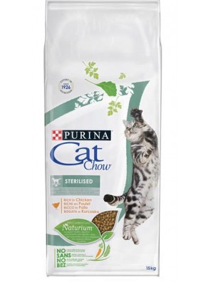 Purina Cat Chow Sterilized kuře 15 kg