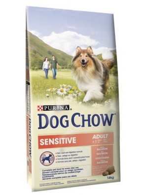 Purina Dog Chow Adult Sensitive - Salmon+Rice 14 kg