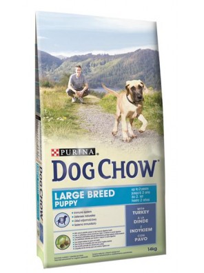 Purina Dog Chow Puppy Large Breed Turkey 14 kg