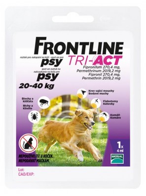 Frontline TRI-ACT spot-on dog L a.u.v. sol 1 x 4ml