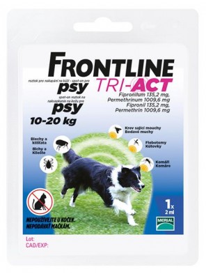 Frontline TRI-ACT spot-on dog M a.u.v. sol 1 x 2ml