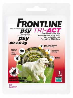 Frontline TRI-ACT spot-on dog XL a.u.v. sol 1 x 6ml