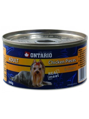 ONTARIO konzerva Chicken Pieces + Gizzard - 200 g