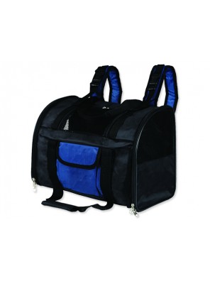 Batoh Trixie přenosný černá a modrá 42x29x21cm Batoh Trixie přenosný černá a modrá 42x29x21cm
