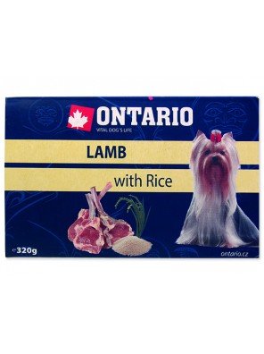 ONTARIO vanička Lamb with rice - 320 g