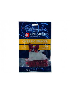 ONTARIO Snack Duck Dice Small dog - 70 g