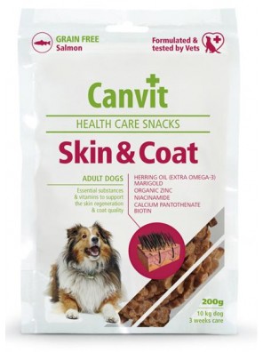 Canvit snack dog Skin & Coat 200 g