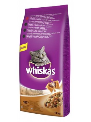 Whiskas dry - hovězí 14 kg