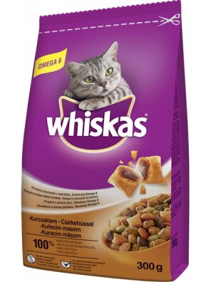 Whiskas dry - kuře 300 g