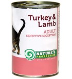 Nature's Protection Cat konz.Sensitive krůta/jehně 400 g