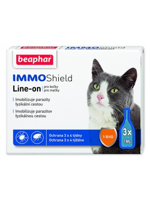 BEAPHAR Line-on IMMO Shield pro kočky - 3 ml