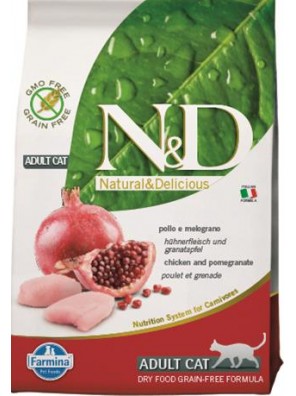 N&D PRIME CAT Adult Chicken & Pomegranate 300g