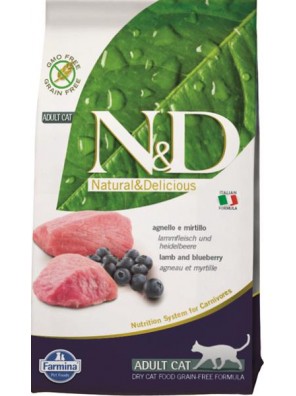 N&D PRIME CAT Adult Lamb & Blueberry 1,5kg