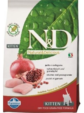 N&D Grain Free Cat Kitten Chicken & Pom. 10 kg