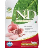 N&D PRIME CAT Neutered Chicken & Pomegranate 300g