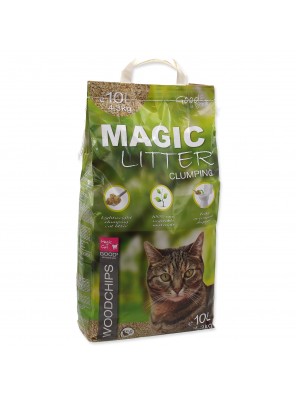 Kočkolit MAGIC CAT Litter Woodchips 10l - 4.3 kg