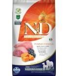 N&D Grain Free Dog Adult M/L Pumpkin Lamb & Blueb. 2,5 kg