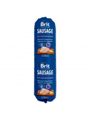 Salám BRIT Premium Dog Sausage Chicken & Rabbit - 800 g