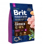 BRIT Premium by Nature Adult S - 3 kg