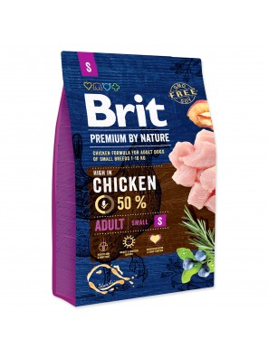 BRIT Premium by Nature Adult S - 3 kg