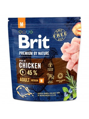 BRIT Premium by Nature Adult M - 1 kg