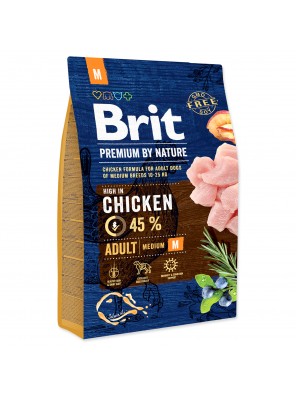 BRIT Premium by Nature Adult M - 3 kg