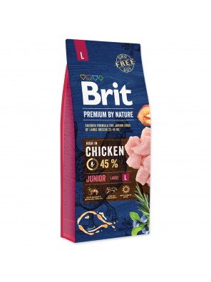 BRIT Premium by Nature Junior L - 15 kg