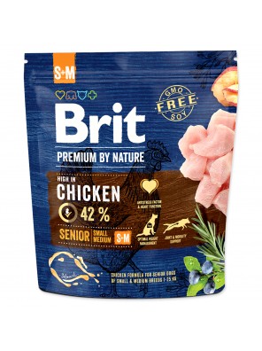 BRIT Premium by Nature Senior S+M - 1 kg