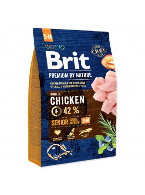 BRIT Premium by Nature Senior S+M - 3 kg