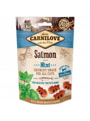 CARNILOVE Cat Crunchy Snack Salmon with Mint with fresh meat - 50 g