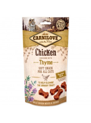 CARNILOVE Cat Semi Moist Snack Chicken enriched with Thyme - 50 g